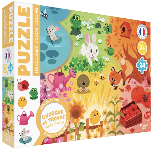 Puzzle Cherche et trouve des tout petits - les couleurs