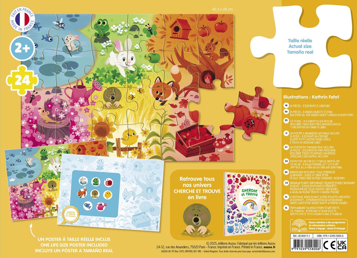 Puzzle Cherche et trouve des tout petits - les couleurs