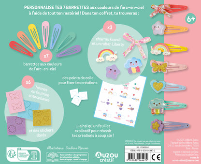 Mon coffret d'artiste - Mon semainier de barrettes Arc en ciel