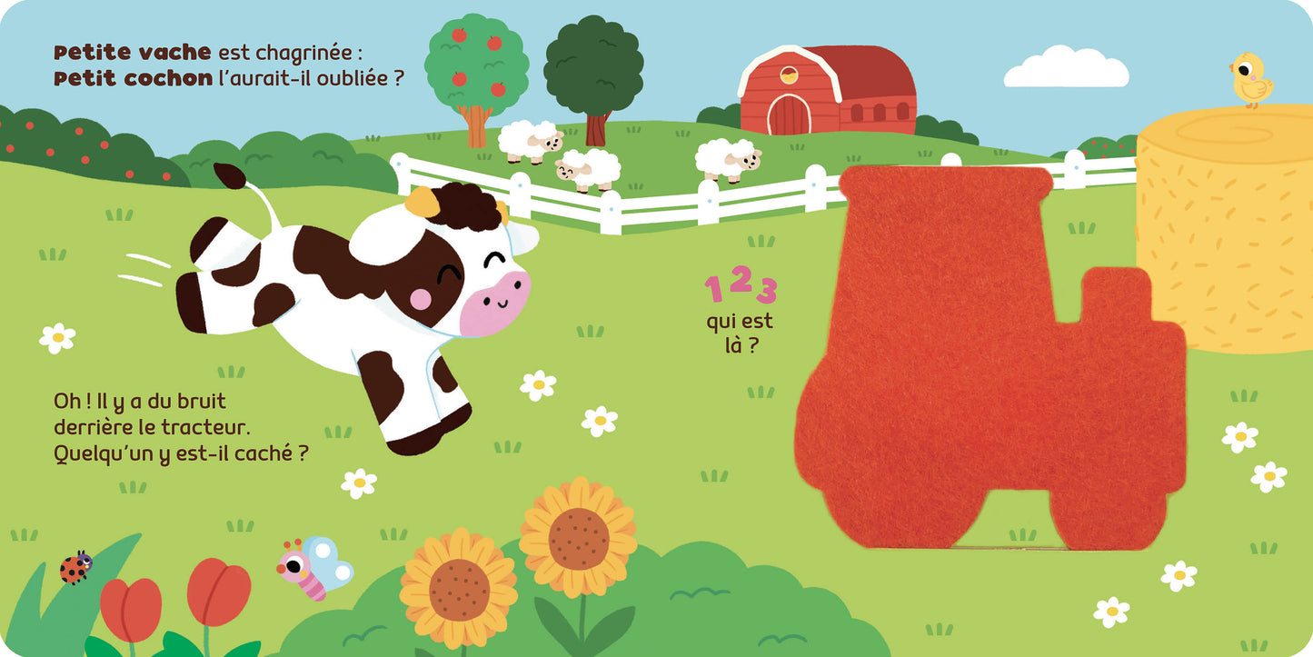 1 2 3 qui est là ? - Petite vache !