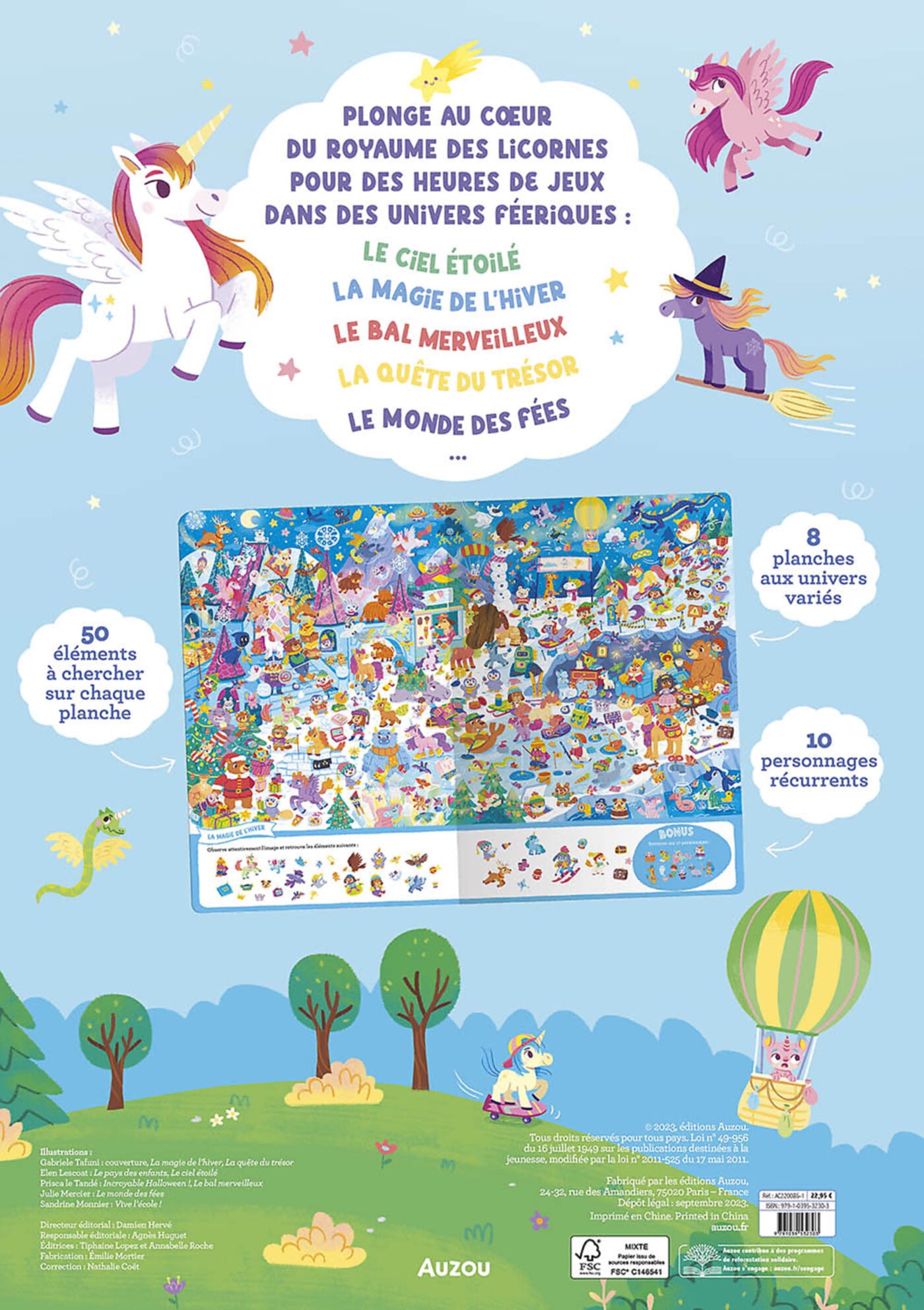 Cherche et trouve géant - Au royaume des licornes