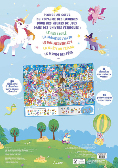 Cherche et trouve géant - Au royaume des licornes