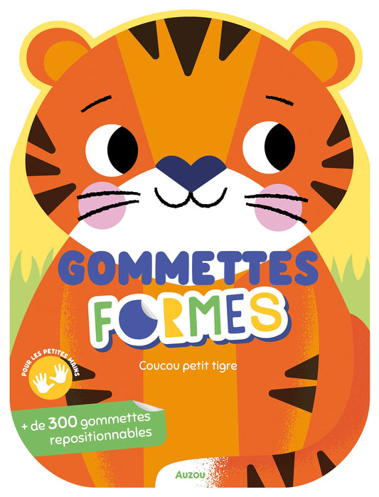 Gommettes formes - Coucou petit tigre