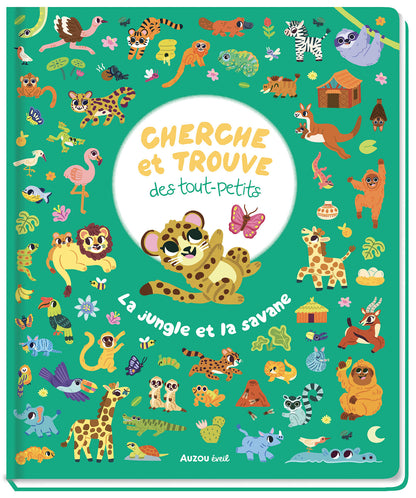 Cherche et trouve des tout-petits - la jungle et la savane