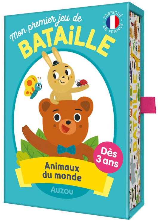 Jeux de cartes - Mon premier jeu de bataille - animaux du monde