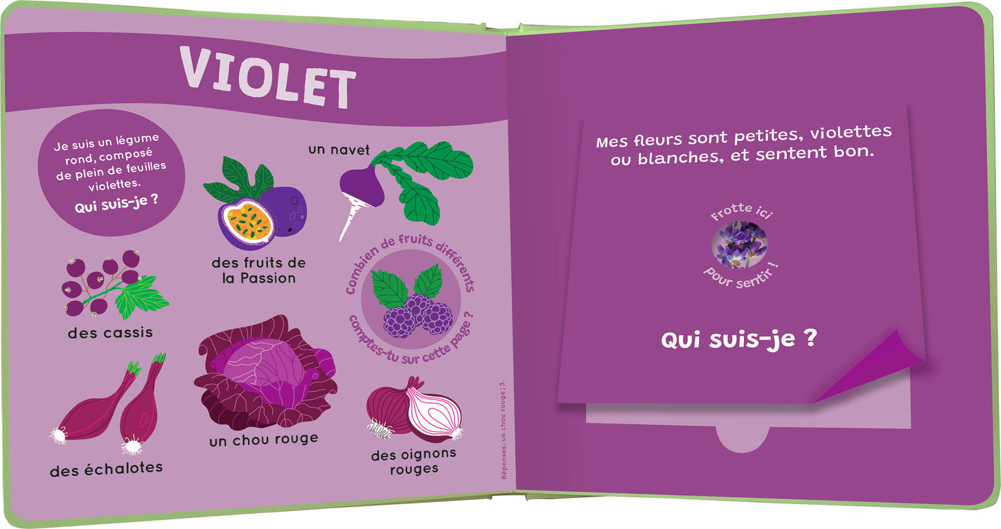 Mon livre des odeurs et des couleurs - La marché