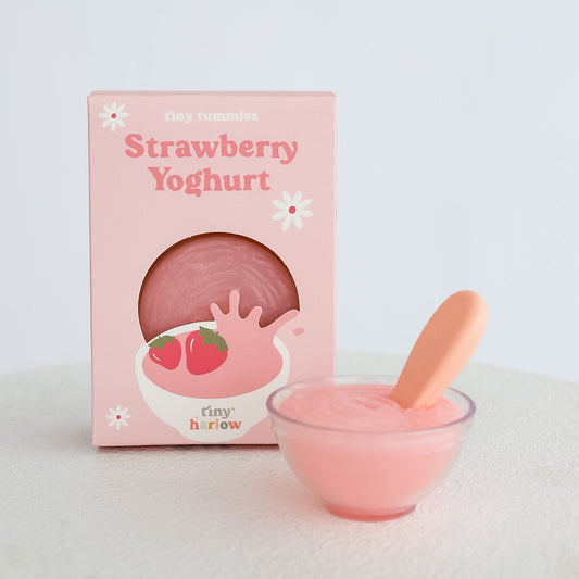 Bol de yaourt aux fraises tiny tummies