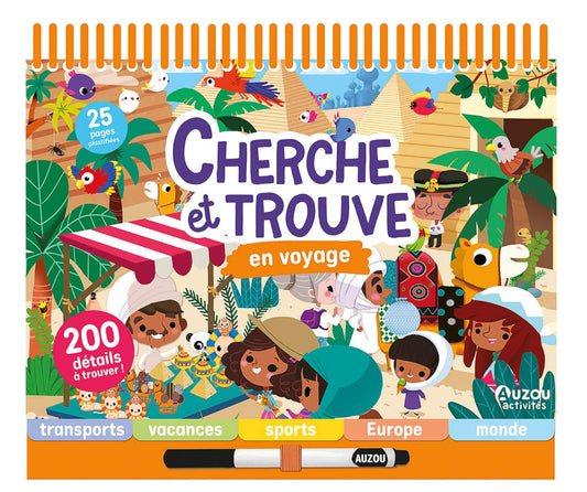 Bloc note Cherche et trouve en voyage