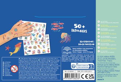 Mes p'tits tattoos - Sirènes et océans