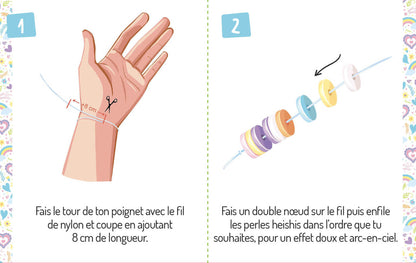 Mes bracelets d’amitié arc en ciel