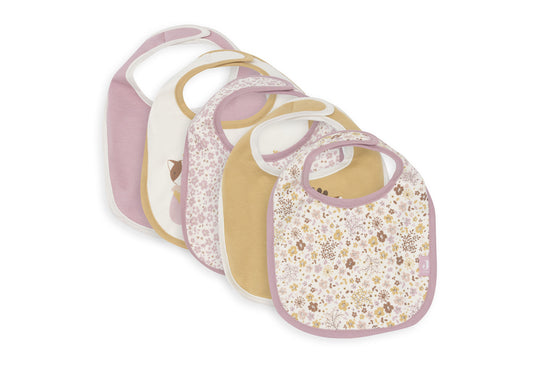 Bavoir Jersey Imperméable - Flower Fairies - 5 Unités