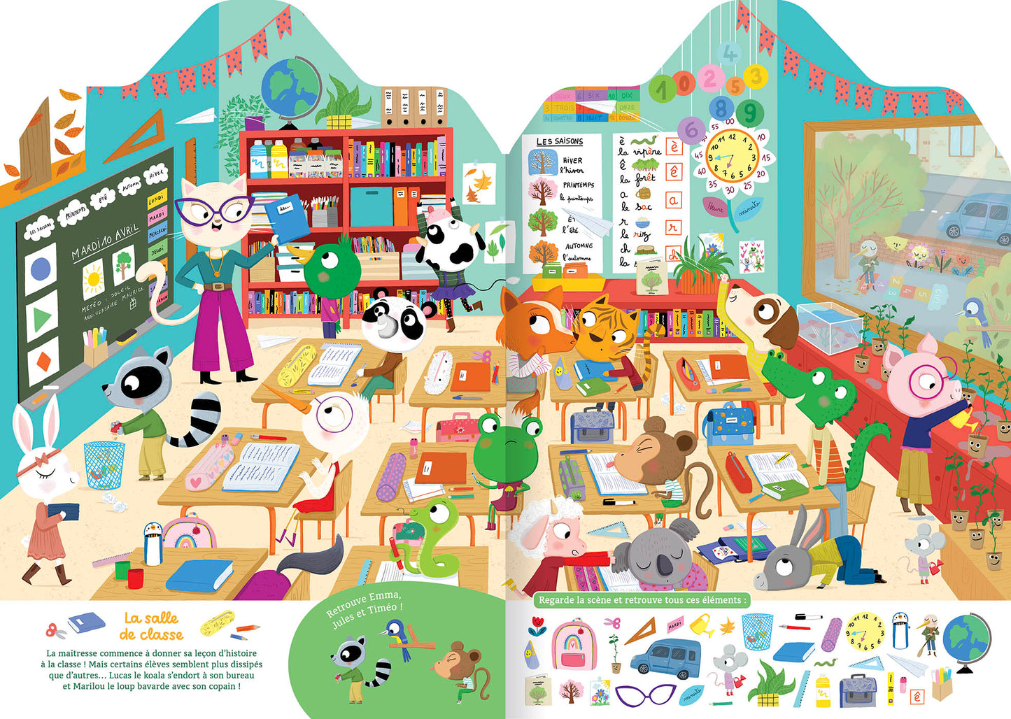 Cherche et trouve des tout-petits -  Ma petite école