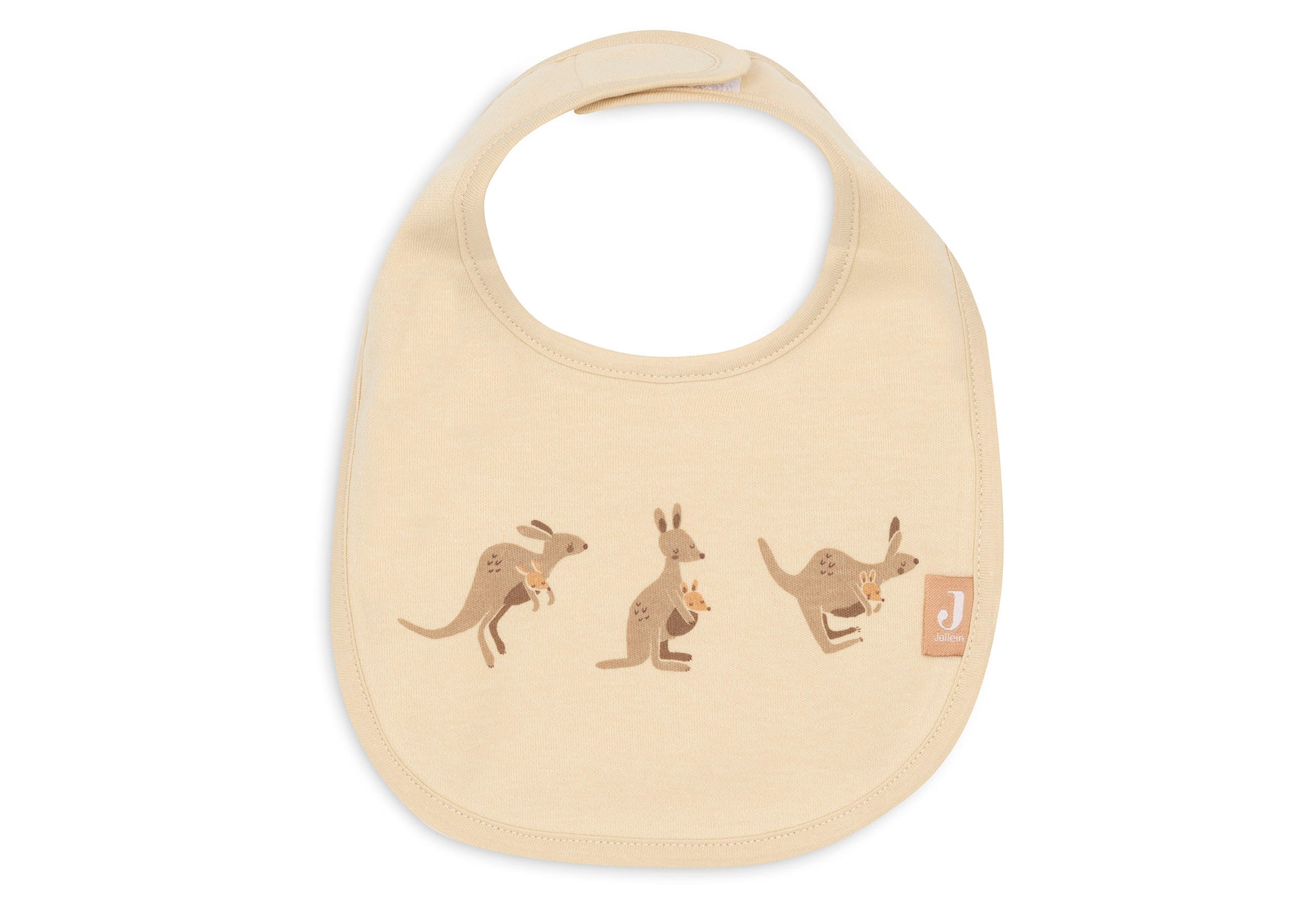 Lot de 5 bavoirs imperméables Jollein Kangaroots pour bébé