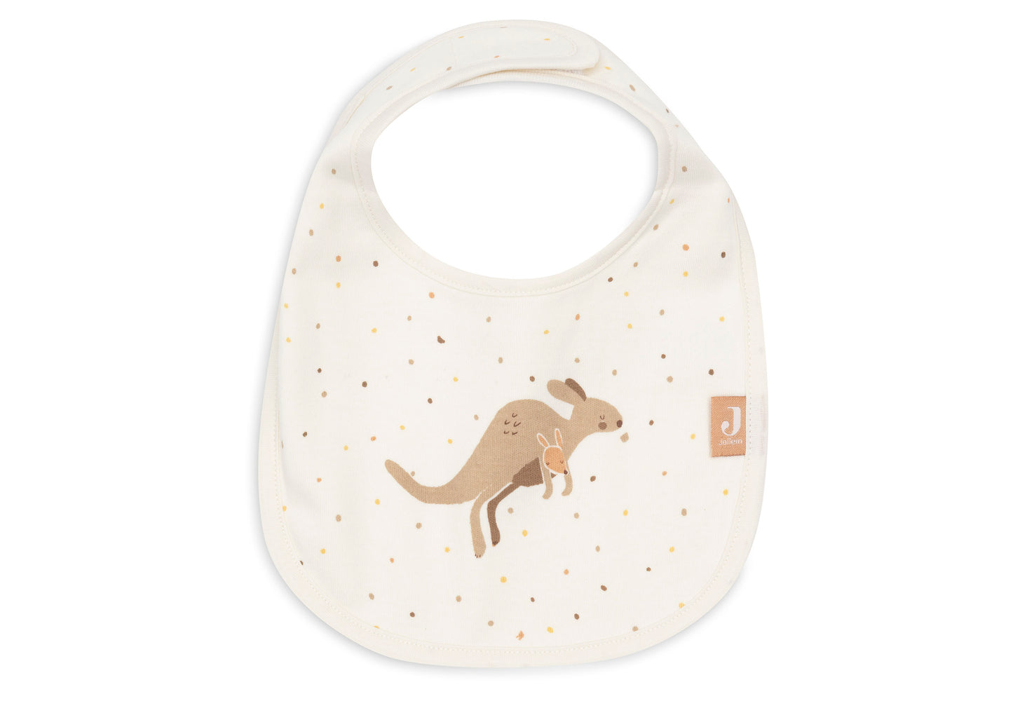 Lot de 5 bavoirs imperméables Jollein Kangaroots pour bébé