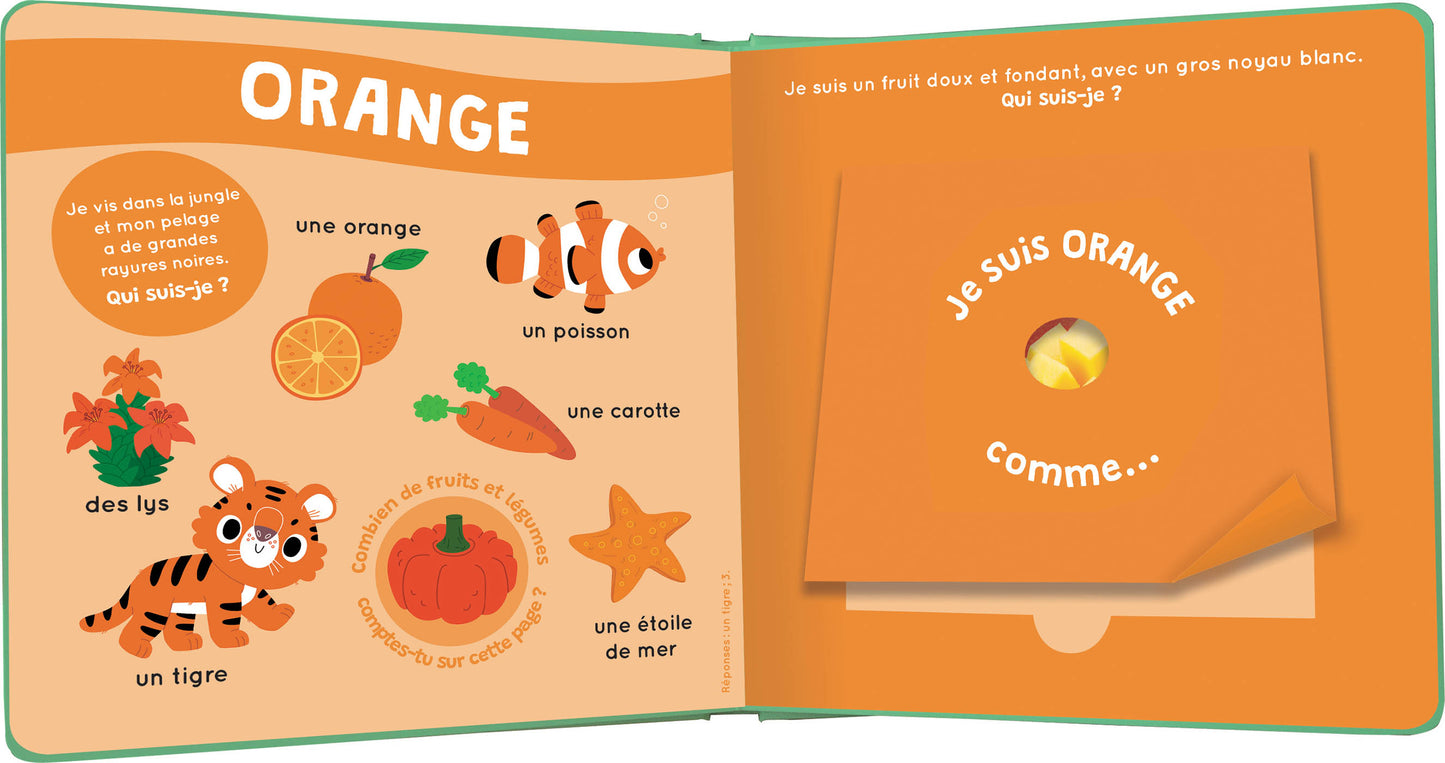 Mon livre des odeurs et des couleurs - Les fruits en folies