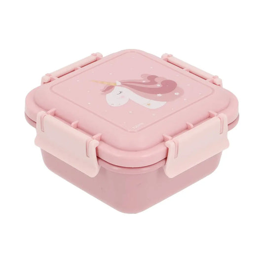 Grande boîte repas avec motif licornes