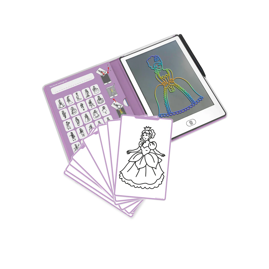 Kidydraw mini - Tablette à dessin Princesse