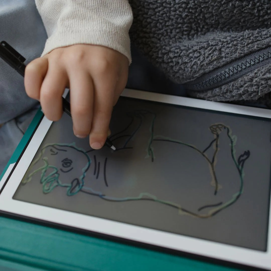 Kidydraw mini - Tablette à dessin Animaux du monde