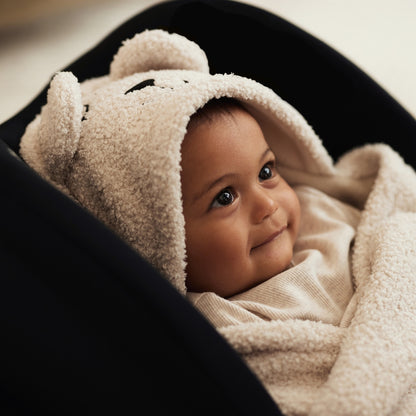 Couverture nomade Bear Boucle Oatmeal