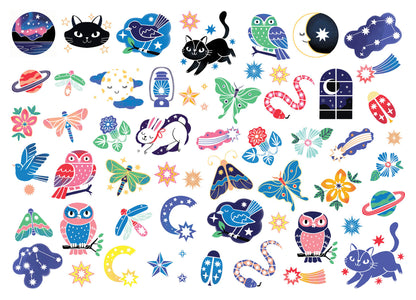 Mes p’tits tattoos – Qui brillent dans le noir