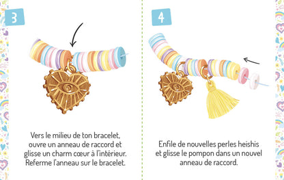 Mes bracelets d’amitié arc en ciel
