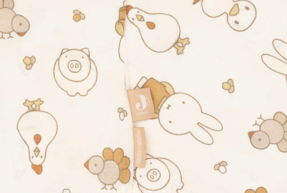 Housse de Couette et Taie 100x140cm - Miffy Family Farm