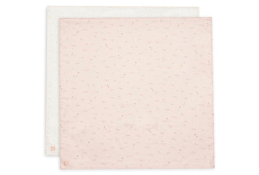 Lange Gaze de Coton 115x115cm - Pretty Picnic - 2 Unités