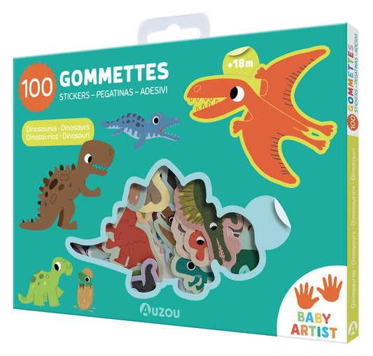 Ma pochette de 100 gommettes - Dinosaures