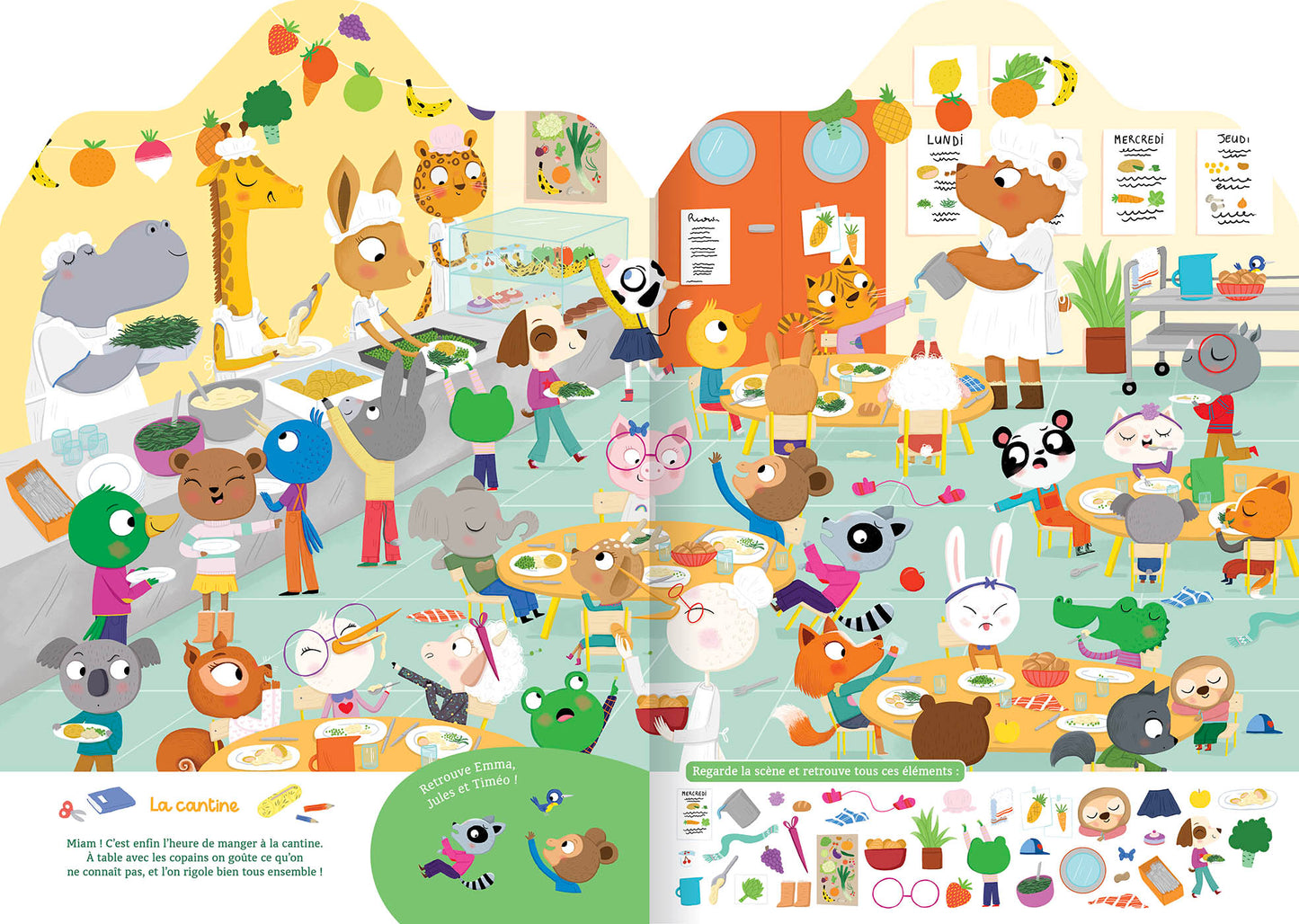 Cherche et trouve des tout-petits -  Ma petite école