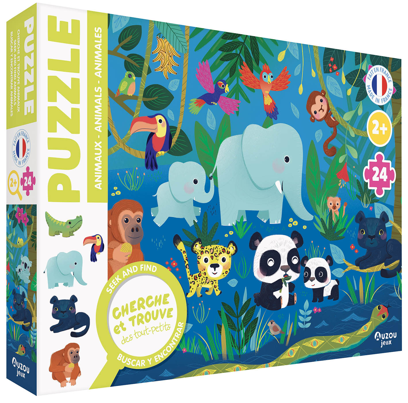Puzzle Cherche et trouve des tout petits - les animaux