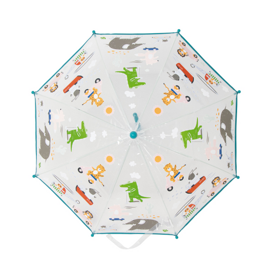 Parapluie  - Animaux et transports diamètre 70cm