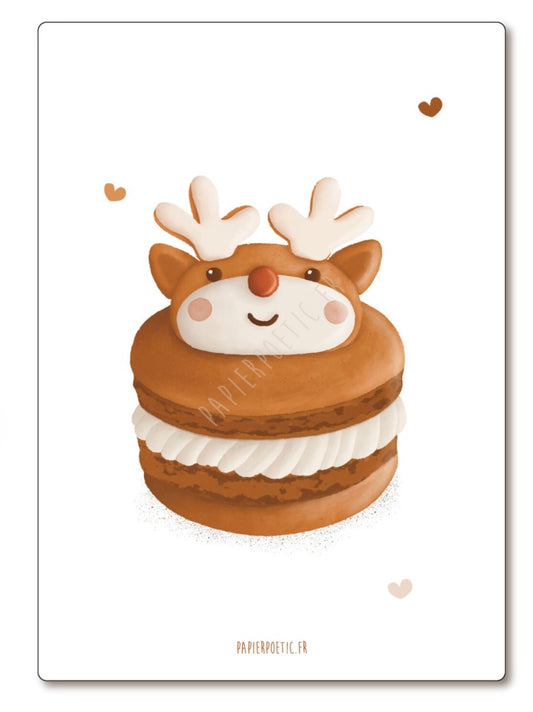 Carte Macaron Renne