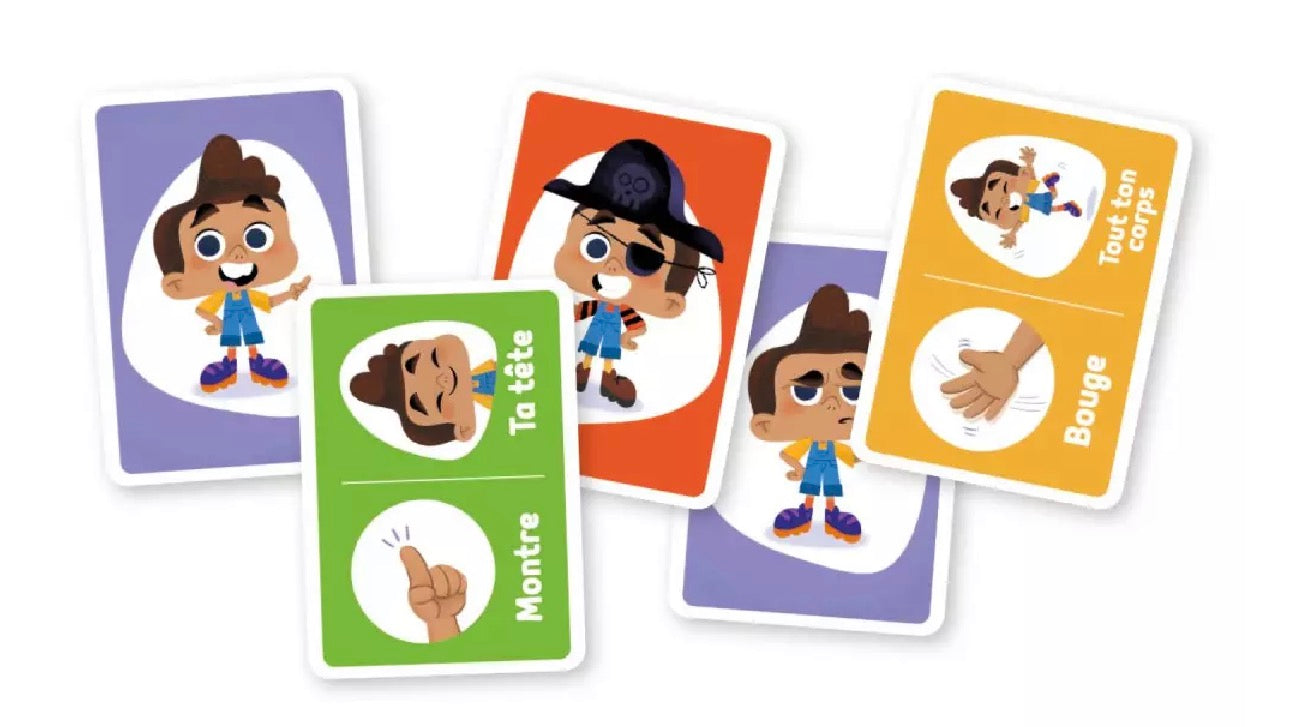 Jeux de cartes - Mon premier jeu de Jacques à dit