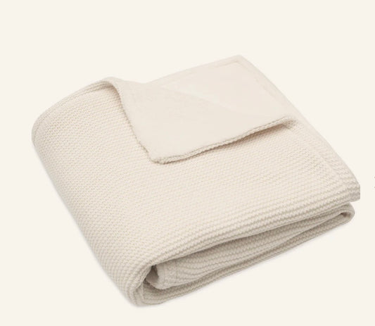 Couverture - Basic Knit - Fleece velours Ivory