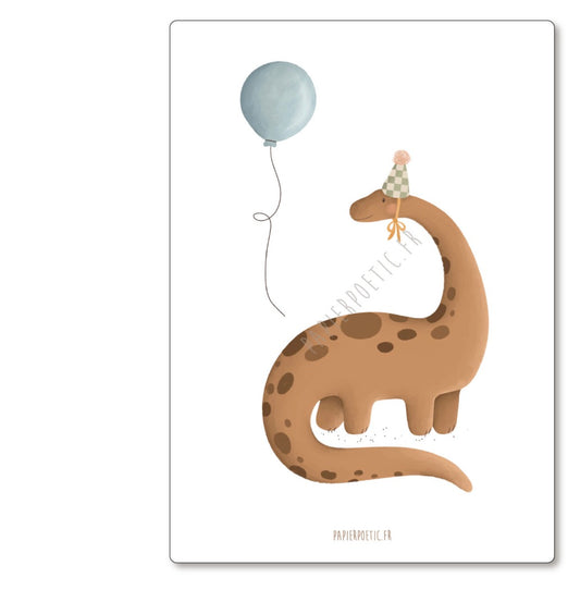 Carte Dino En Fête