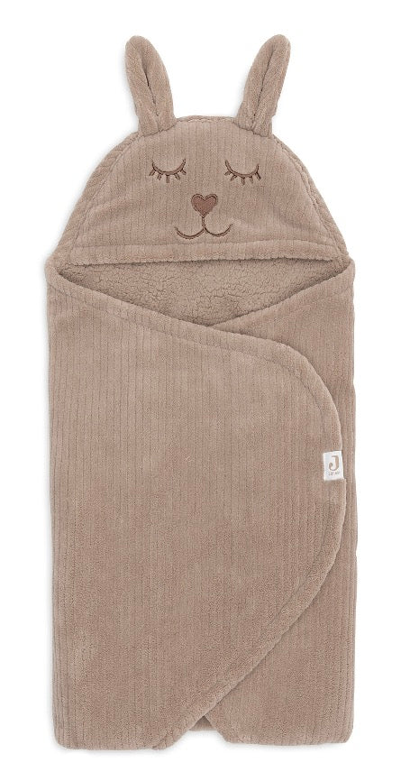Couverture portefeuille Bunny Cloudy Rib - Coffee