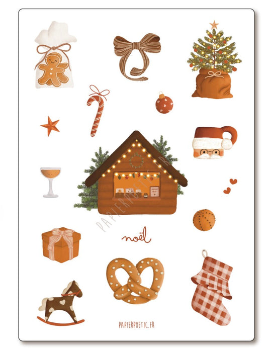 Carte Motifs De Noël