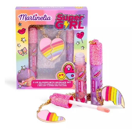 Set brillants à lèvres BFF et Colliers