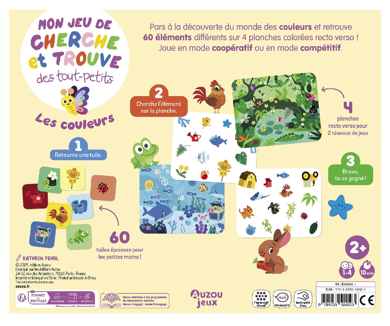 Grand jeux - Cherche et trouve des tout petits - Les couleurs