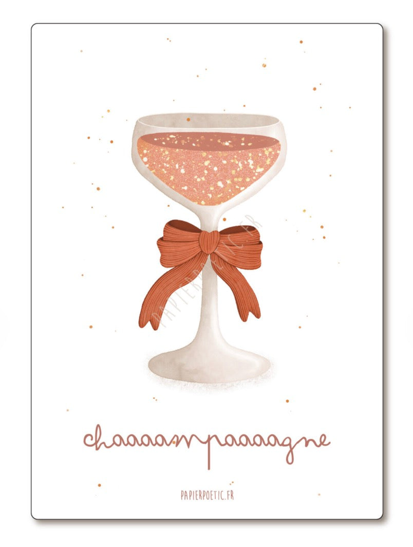 Carte Coupe Paillettes