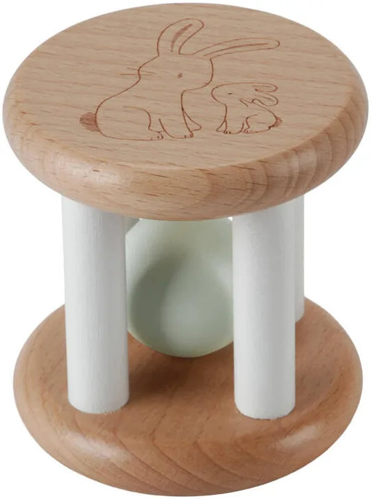 Hochet à rouleaux - Beige - Bunny