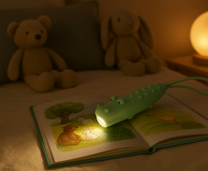 Lampe de poche silicone Crocodile