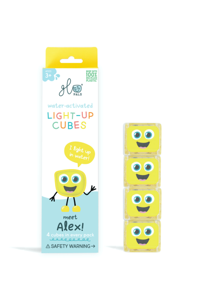 Cubes lumineux - jaune