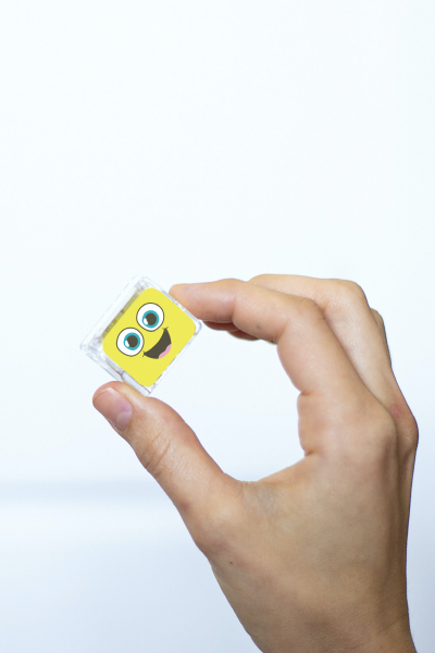 Cubes lumineux - jaune