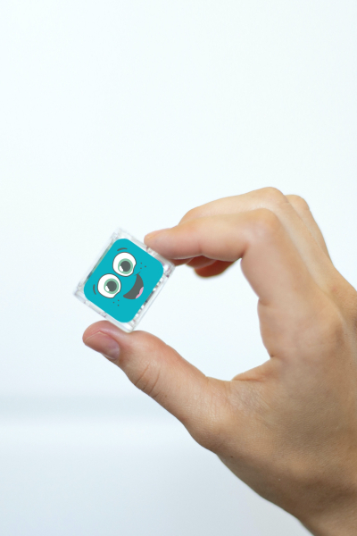 Cubes lumineux - bleu