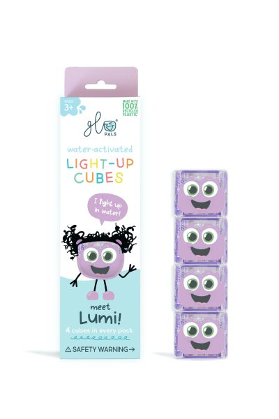 Cubes lumineux - violet