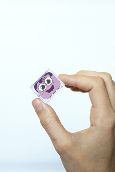 Cubes lumineux - violet