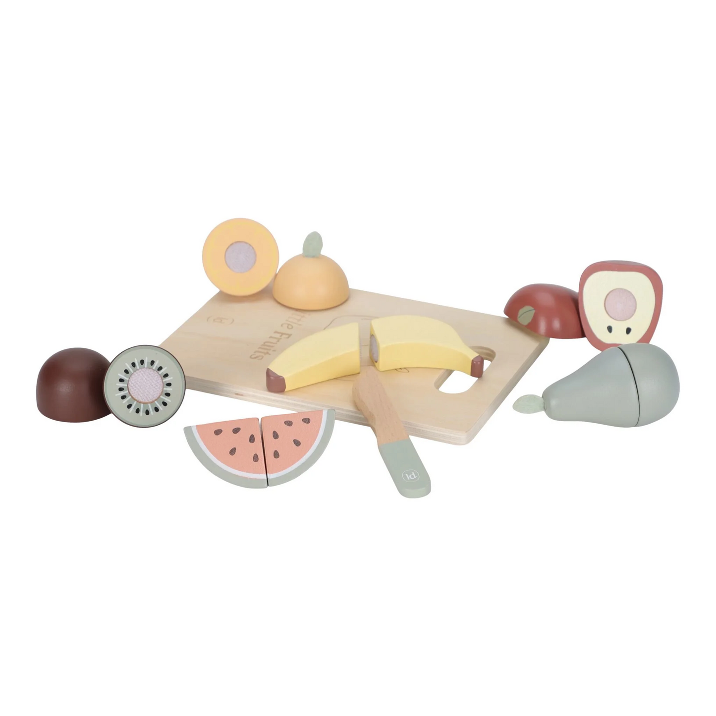 Fruits à découper en bois