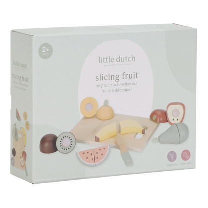 Fruits à découper en bois