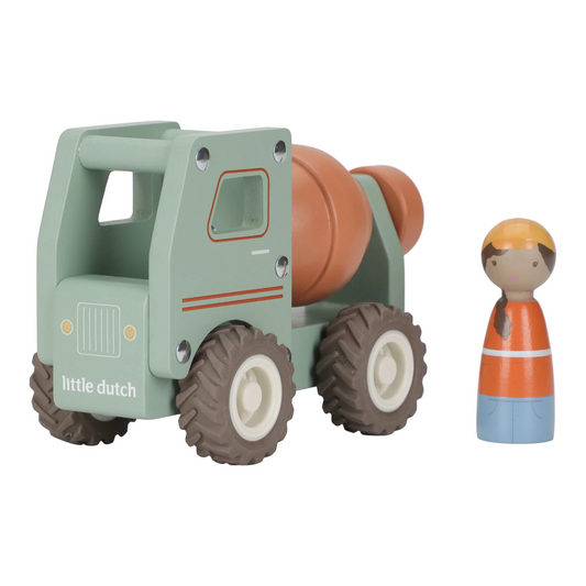 Camion toupie en bois